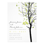 Love Birds in Polka Dot Tree Personalized Invitation