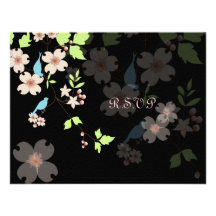 Love Birds RSVPs require 5x7 Invitations