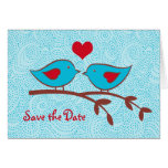 Love Birds Save the Date card