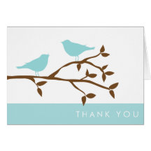 Love Birds Thank You Cards