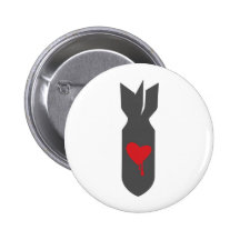 Love Bomber Pinback Buttons