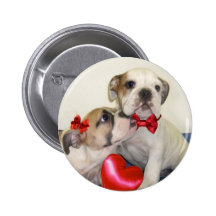 Love Bulldogs button