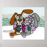 Love Bunnies Poster