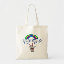 Love Bunny Rain Cloud Canvas Bags