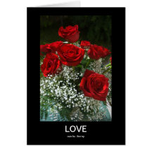 Love can be thorny Anti-Valentine Greeting Cards