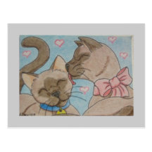Love cats postcards