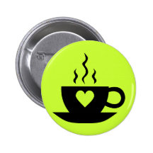 Love Coffee Pin