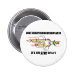 Love Deoxyribonucleic Acid It's The Stuff Of Life Button