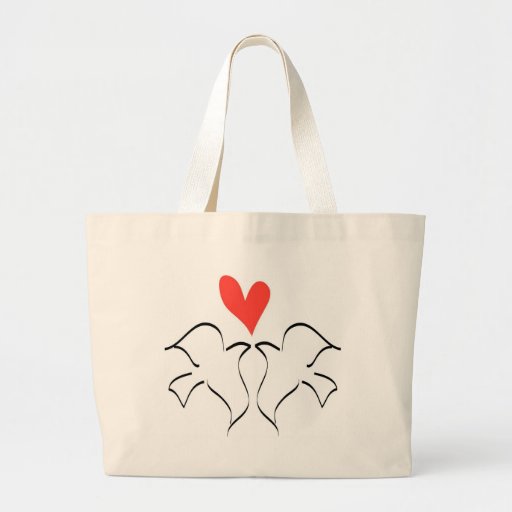 Love Doves Canvas Bags