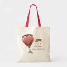 LOVE DREAM CANVAS BAGS