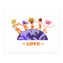 Love - Earth Postcards