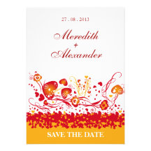 Love Elements (white) invitation