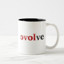 Love Evolve Coffee Mugs
