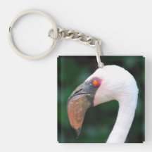 Love Flamingos Keychain Acrylic Key Chain