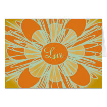 Love Flower Card cards