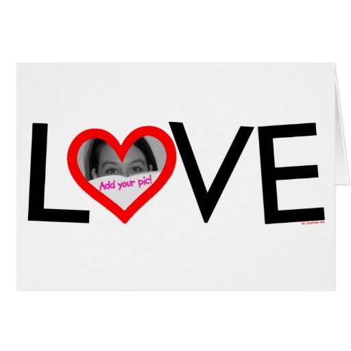 LOVE frame card