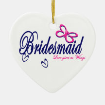 Love Gives us Wings Christmas Tree Ornaments