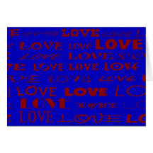 "Love" greeting card by Zoltan Buday