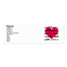 Love Heart Business Card