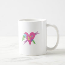 Love Heart Valentines Day Design Mug