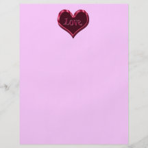 love heart Valentines Flyer
