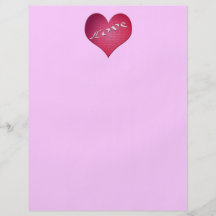 love heart Valentines Full Color Flyer