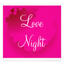 Love hearts invitations