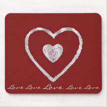 Love Hearts Mousepad