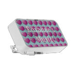 Love hearts pattern speakers