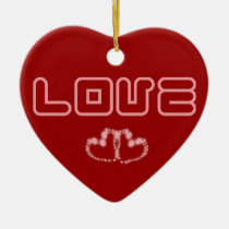 Love & Hearts - Valentine's Day Keepsake ornaments