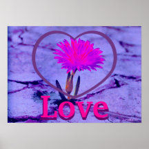 Love Heavenly Blooming Earth  Poster-Customise
