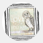 love hoo round stickers