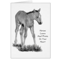 Love Horses: Hoofprints On Your Heart: Pencil Cards