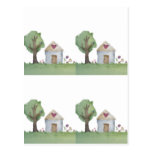 love house home garden gift packaging tags post card