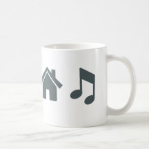 Love House Music Mug