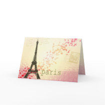Love in Paris Greeting Cards