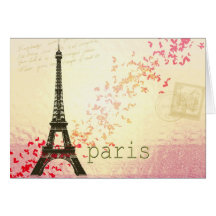 Love in Paris Greeting Cards