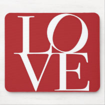 Love in Red Square mousepads