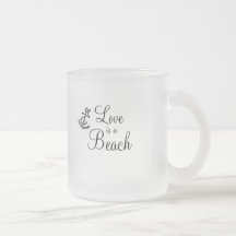 Love is a Beach tee Mugs