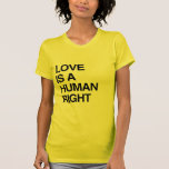 LOVE IS A HUMAN RIGHT SHIRT