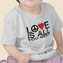 Love is All t-shirts