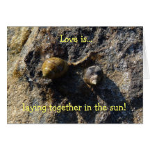 "Love is..." Greeting Card