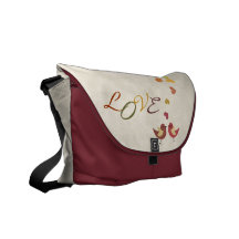 Love is in the air courier bag