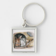 Love is... key chain