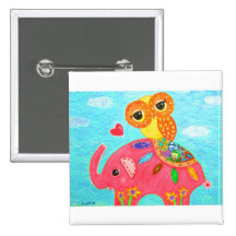 Love Is Like An Elephant Pin