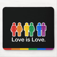 LOVE IS LOVE BASIC MOUSE MATS