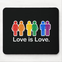LOVE IS LOVE BASIC MOUSEPAD