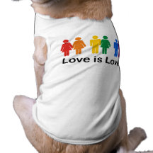 Love is Love Dog Tee Shirt