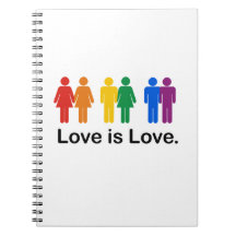 Love is Love. Spiral Notebooks