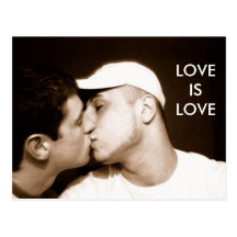 'Love Is Love' Postcard